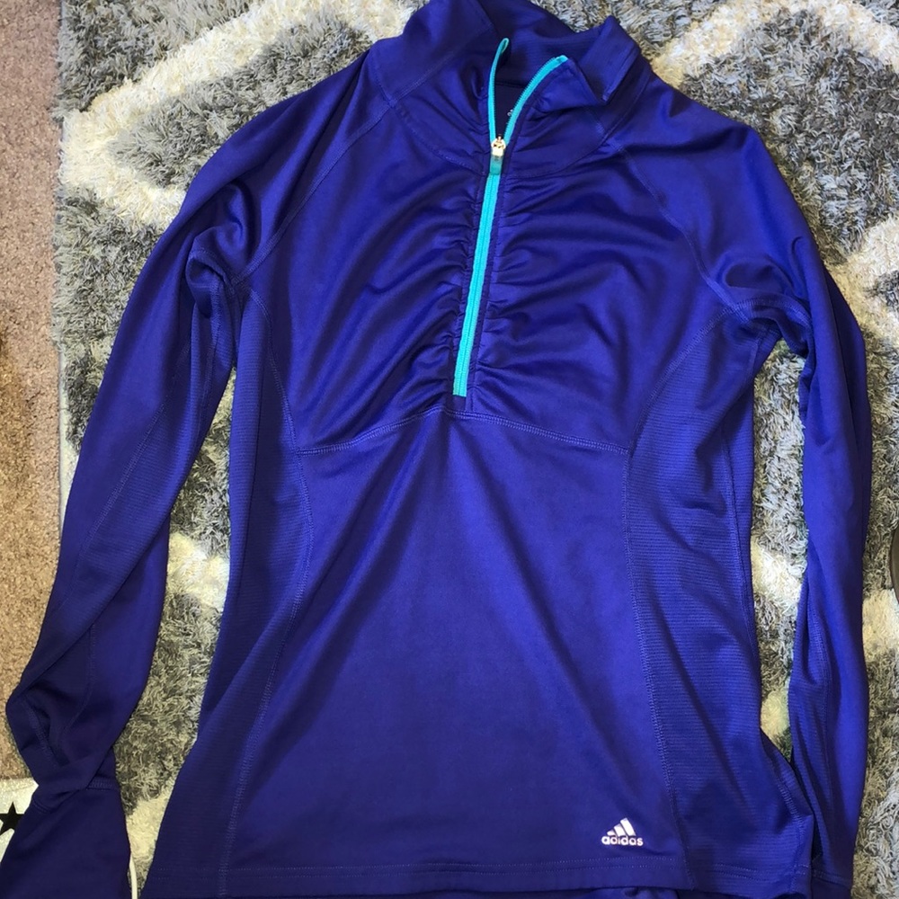 Purple Adidas Pullover